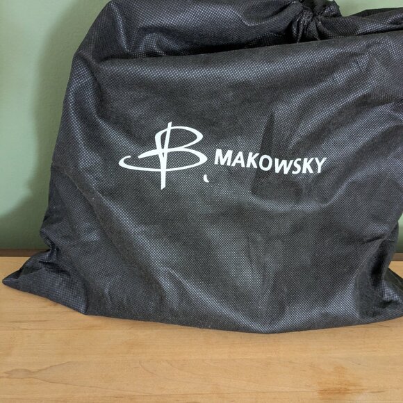 B Makowsky Brown Leather Purse - Picture 8 of 8